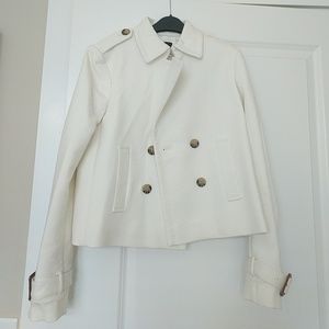 Ann Taylor white coat